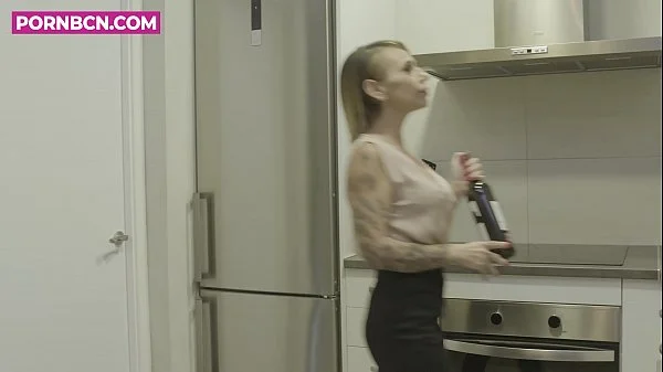 Mature rich blonde fucking hardcore anal with young boy with a big cock Gina Snake PORNBCN 4K Full on LINK