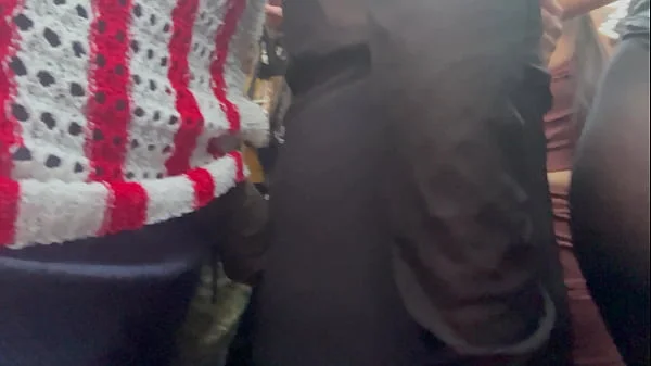Cougar MILF rubbing ass on BBC at concert