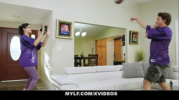 Sultry Stepmom Penny Barber Awards StepSon For His Football Achievements